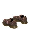 Półbuty Dr. Martens BUZZ STRAP VELCRO Dark Brown Wyoming 42845200